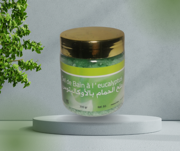 Sel de bain à l'eucalyptus