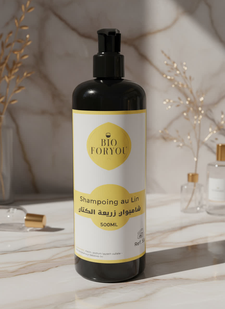 Shampoing au Lin 500ml